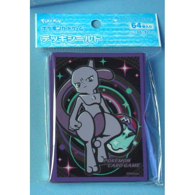 Chibi Mewtwo Sleeves - Set of 64 Sleeves - Japanese - Pokemon Center
