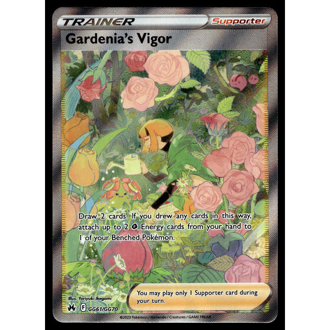 Gardenia's Vigor - GG61/GG70 - NM - Full Art - Crown Zenith - Pokemon - C3-11