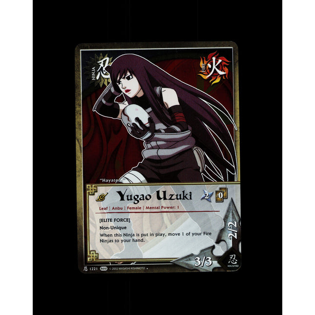 Yugao Uzuki - 1221 - NM - 1st Edition Foil - S22 - Naruto CCG - D3-84