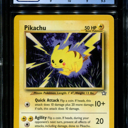 Pikachu - 70/111 - CGC 9 Mint - Unlimited - Neo Genesis - 36437