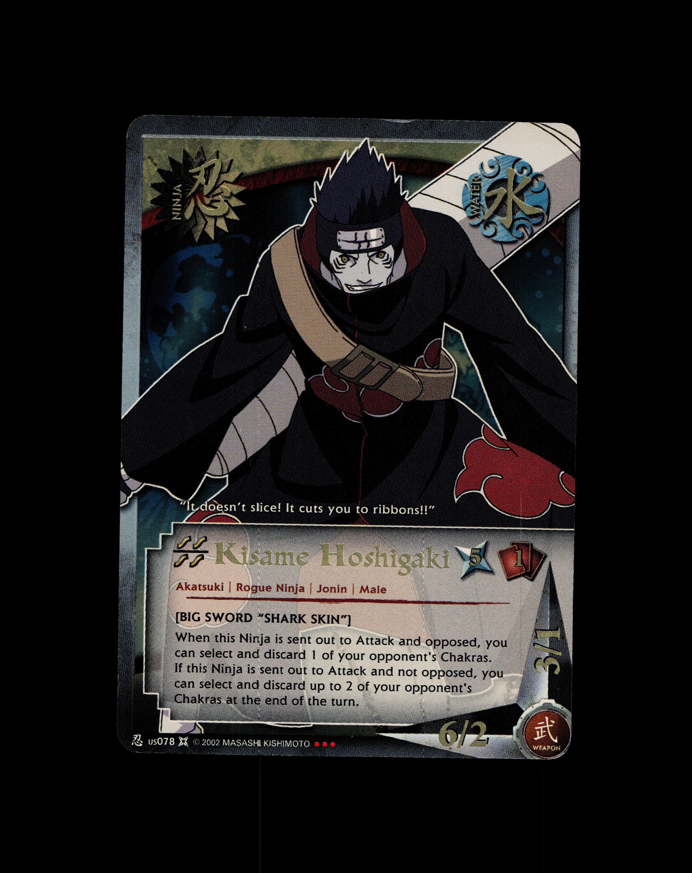 Kisame Hoshigaki - us078 - NM - Unlimited - Super Rare Foil