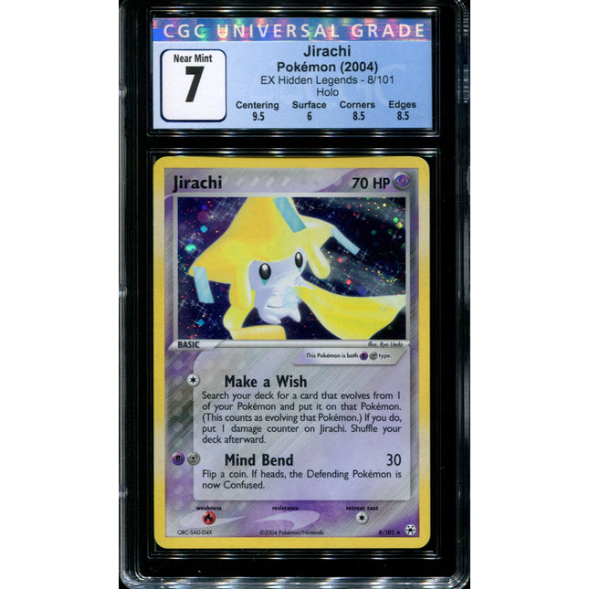 Jirachi - 8/101 - CGC 7 - Holo - Hidden Legends - 36682