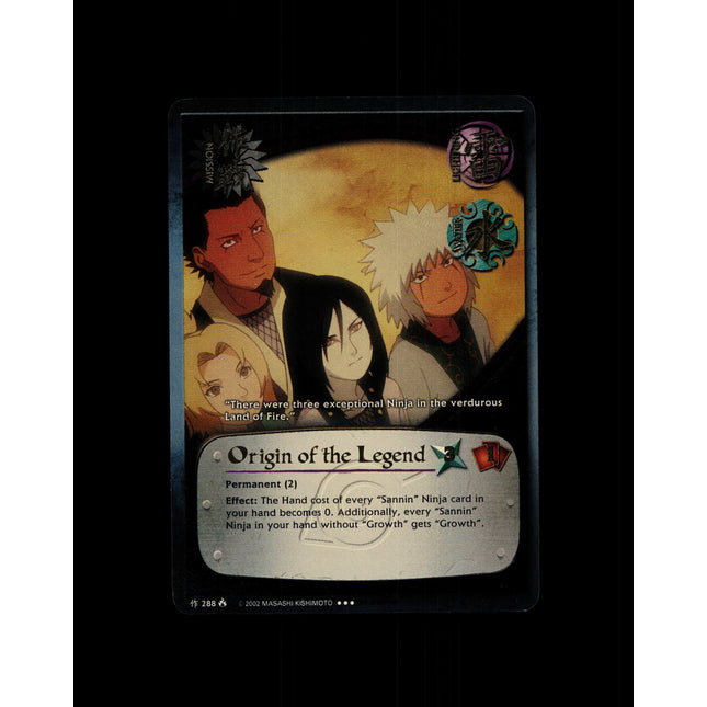 Origin of the Legend - 288 - NM - 1st Edition - Foil - Naruto CCG - D4-244