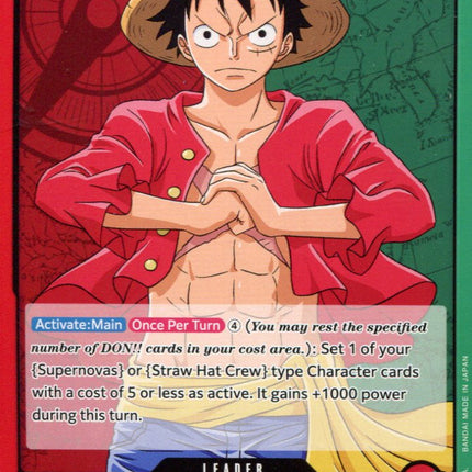 Monkey D. Luffy - OP01-003 - Leader - English - One Piece TCG OP-01
