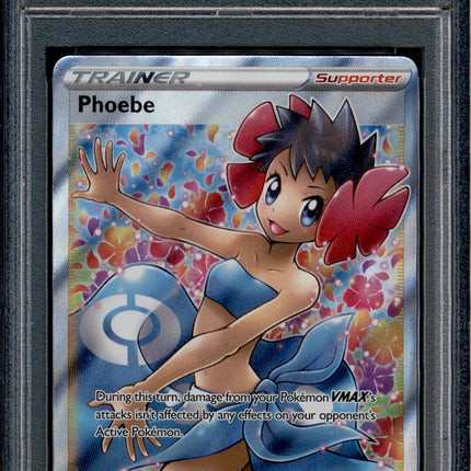 Phoebe - 161/163 - PSA 10 - Full Art - Battle Styles - Pokemon - 30047