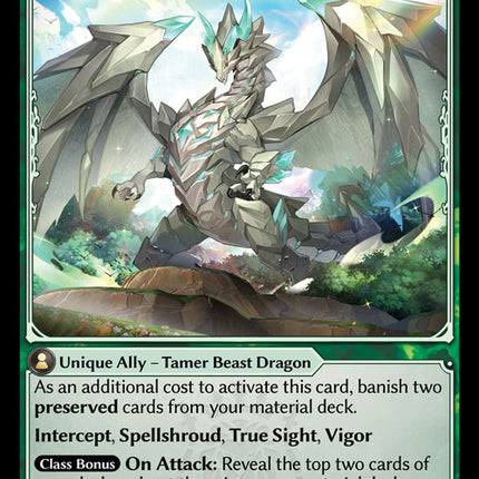 Kraal, Stonescale Tyrant - FTC EN-090 - x1 - SR - NM - Foil - Grand Archive TCG