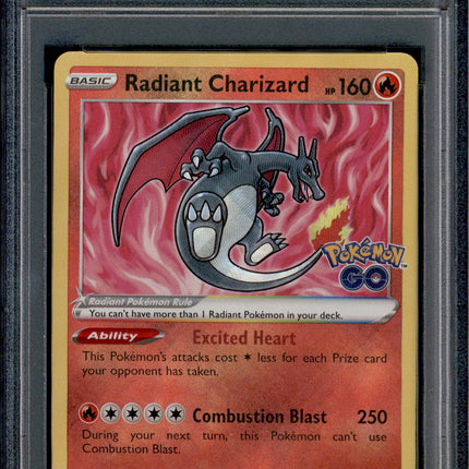 Radiant Charizard - 011/078 - PSA 10 - Ultra Rare - Pokemon GO - Pokemon - 79960