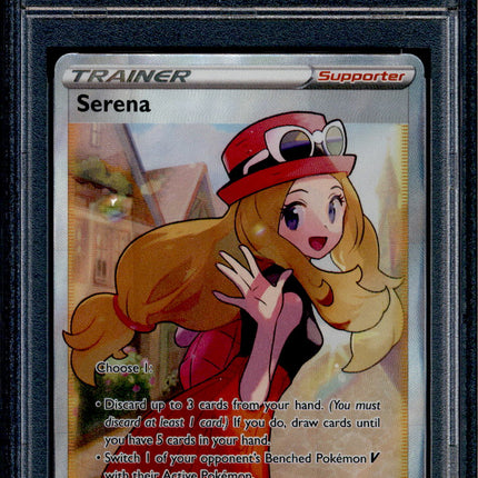 Serena - 193/195 - PSA 9 - Full Art - Silver Tempest - Pokemon - 68772