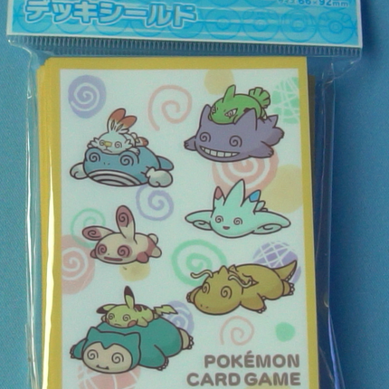 Knocked Out Pokemon Sleeves - Set of 64 Sleeves - Japanese - Pokemon Center