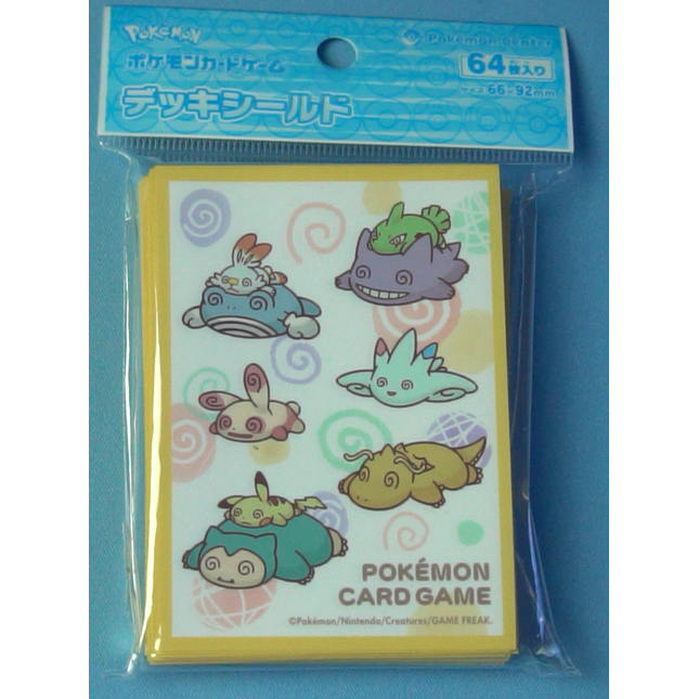Knocked Out Pokemon Sleeves - Set of 64 Sleeves - Japanese - Pokemon Center