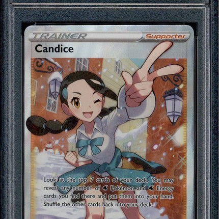 Candice - 189/195 - PSA 9 - Full Art - Silver Tempest - Pokemon - 73362