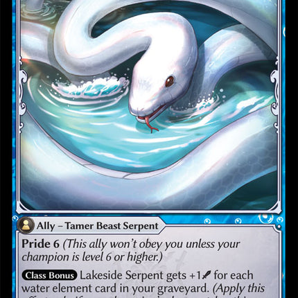 Lakeside Serpent - DOA Alter EN-177 - x1 - Rare - Near Mint - Non-Foil - Grand Archive TCG