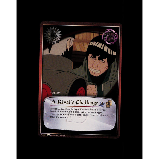 A Rival's Challenge - 923 - NM - Foil - S26 - Naruto CCG - E1-159
