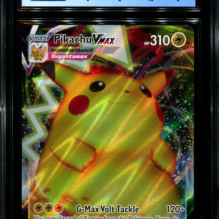 Pikachu Vmax - 044/185 - CGC 8.5 - Vivid Voltage - Pokemon - 28199