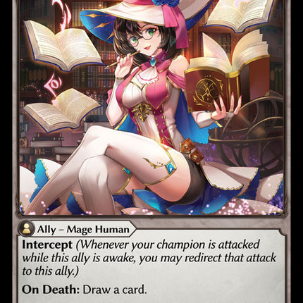 Library Witch - DOA 1st EN-097 - Common - Near Mint - Foil - Grand Archive TCG