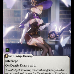 Library Witch - KSP-008 - Promotional Rare - Near Mint - Foil - Grand Archive TCG