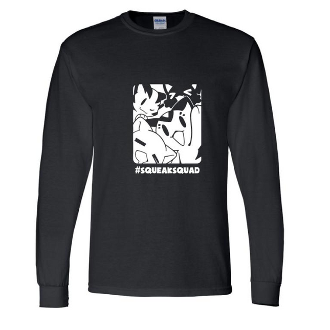 PREORDER - Squeak Squad Limited Edition Long Sleeve Shirt - Black