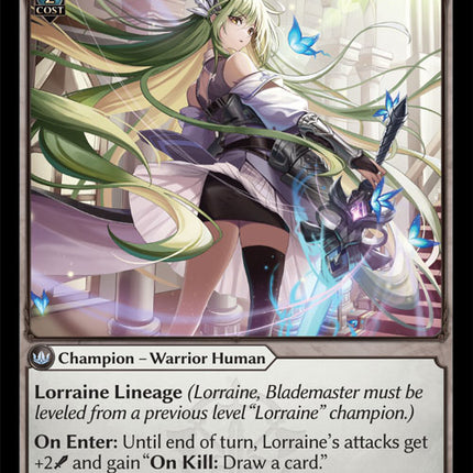 Lorraine, Blademaster - DOA Alter EN-005 - x4 - Common - Near Mint - Non-Foil - Grand Archive TCG