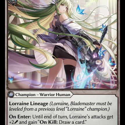 Lorraine, Blademaster - DOA 1st EN-005 - Common - Near Mint - Foil - Grand Archive TCG