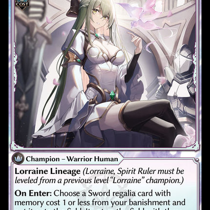 Lorraine, Spirit Ruler - DOA 1st EN-006 - Common - Near Mint - Non-Foil - Grand Archive TCG
