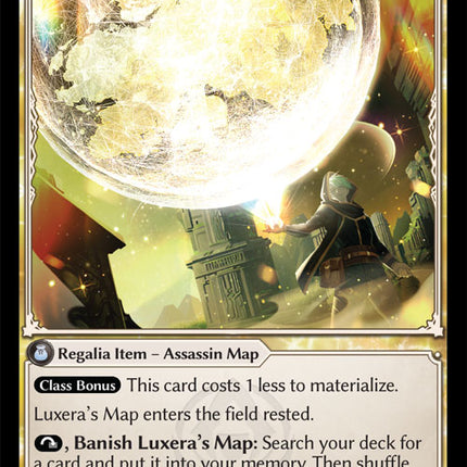 Luxera's Map - DOA Alter EN-066 - x1 - Ultra Rare - Near Mint - Non-Foil - Grand Archive TCG