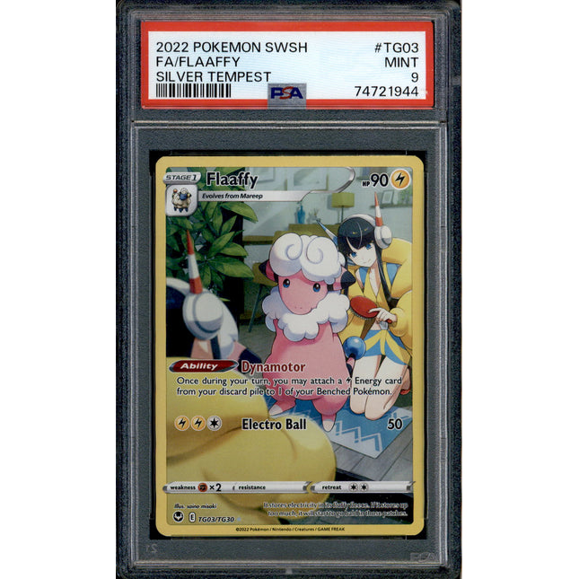 Flaaffy - TG03/TG30 - PSA 9 - Character Rare - Silver Tempest - Pokemon - 21944