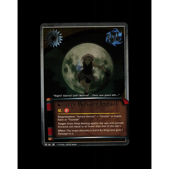 Cherry Blossom Impact - 581 - NM - 1st Edition - Foil - Naruto CCG - D4-225