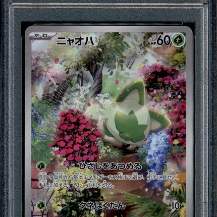 Sprigatito - 075/073 - PSA 10 - AR Japanese - SV1a - Pokemon - 55766