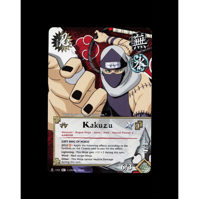 Kakuzu - 1153 - NM - Non-Foil - S21 - Naruto CCG - E1-176
