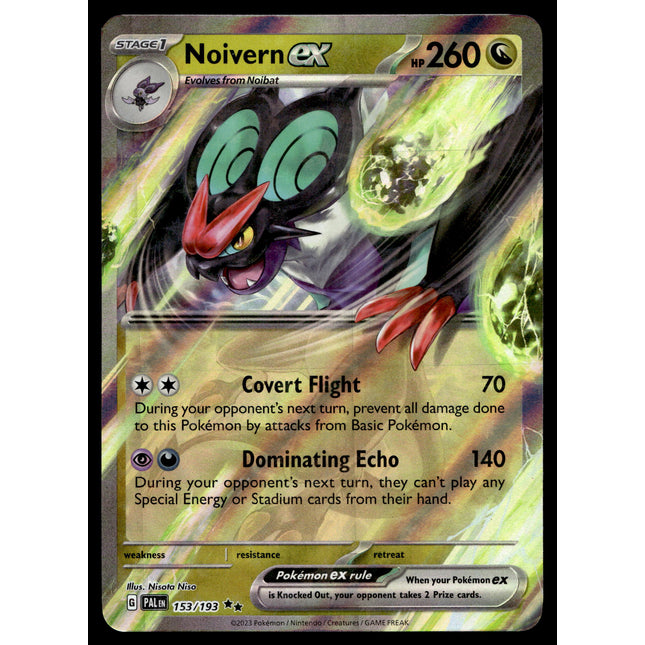 Noivern ex - 153/193 - NM - Ultra Rare - Paldea Evolved - Pokemon - A8-49