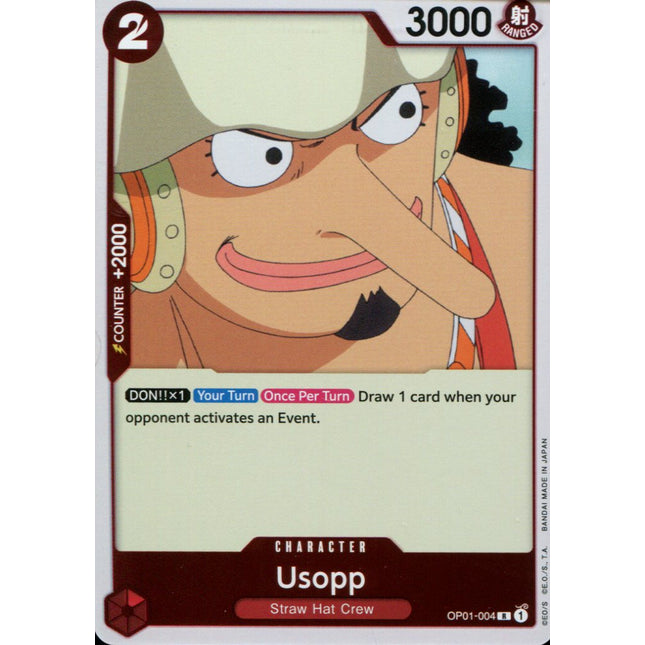 Usopp - OP01-04 - Rare - English - One Piece TCG OP-01