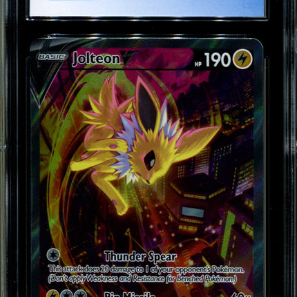 Jolteon V - SWSH183 - CGC 9 - Black Star Promos - Alternate Art - Pokemon - 92339