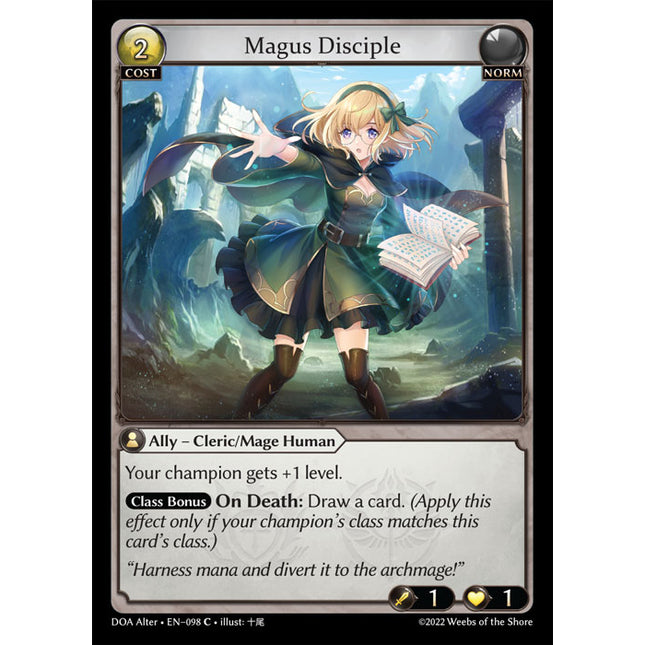 Magus Disciple - DOA Alter EN-098 - x4 - Common - Near Mint - Non-Foil - Grand Archive TCG