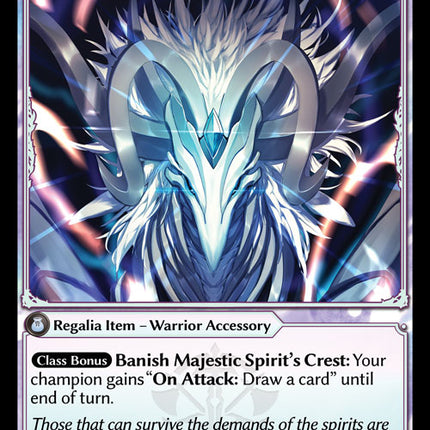 Majestic Spirit's Crest - DOA 1st EN-063 - Ultra Rare - Near Mint - Foil - Grand Archive TCG