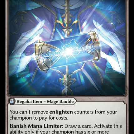Mana Limiter - FTCA EN-012 - x1 - SR - NM - Armaments Foil - Grand Archive TCG
