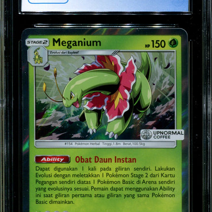 Meganium - 079/SM-P - CGC 10 - Sun & Moon Promos - Indonesian - Upnormal Coffee - Pokemon - 94138
