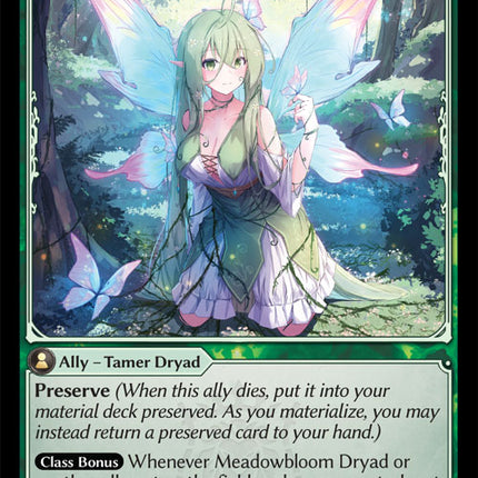 Meadowbloom Dryad - DOA Alter EN-273 - x1 - Uncommon - Near Mint - Non-Foil - Grand Archive TCG