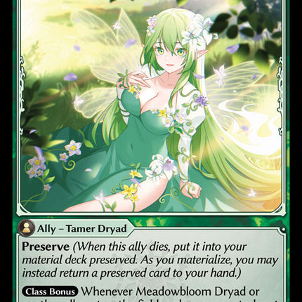Meadowbloom Dryad - DOA 1st EN-273 - Uncommon - Near Mint - Non-Foil - Grand Archive TCG
