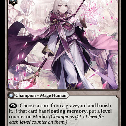 Merlin, Memory Thief - DOA 1st EN-017 - Common - Near Mint - Foil - Grand Archive TCG