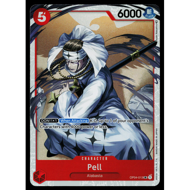 Pell - OP04-013 - NM - Super Rare - English OP04 - One Piece TCG