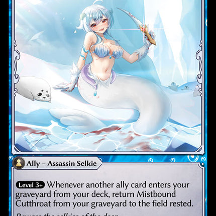 Mistbound Cutthroat - DOA 1st EN-181 - Super Rare - Near Mint - Foil - Grand Archive TCG