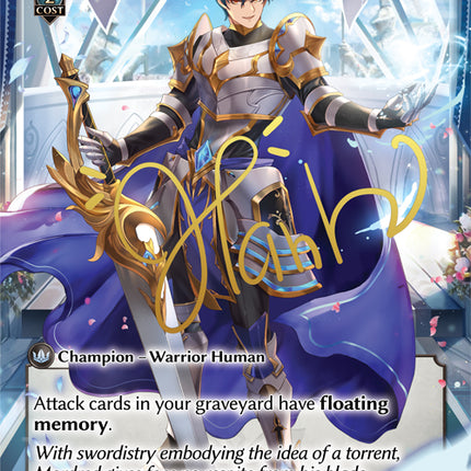 Mordred, Flawless Blade - DOA Alter EN-018 - CSR - Near Mint - Foil - Grand Archive TCG
