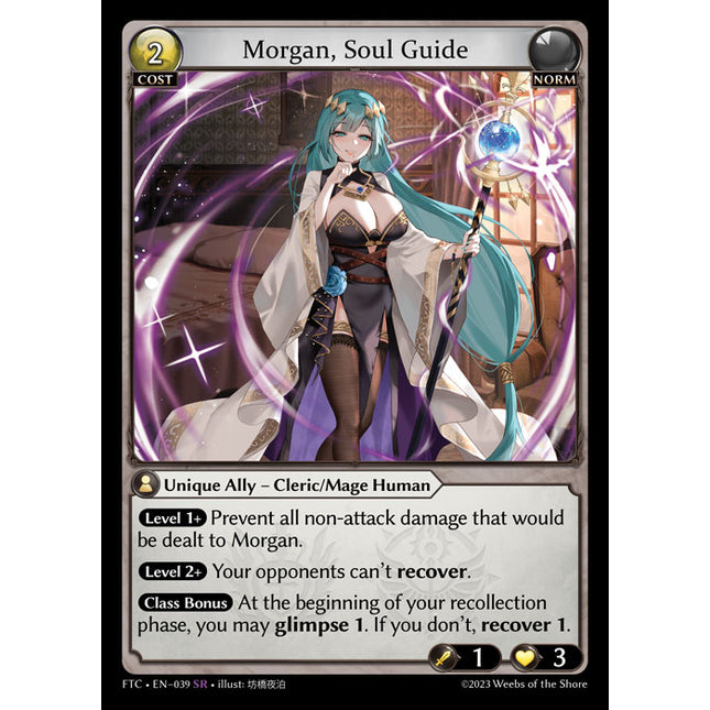 Morgan, Soul Guide - FTC EN-039 - x1 - SR - NM - Foil - Grand Archive TCG
