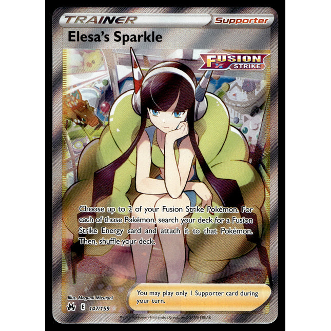 Elesa's Sparkle - 147/159 - NM - Full Art - Crown Zenith - Pokemon - A6-58