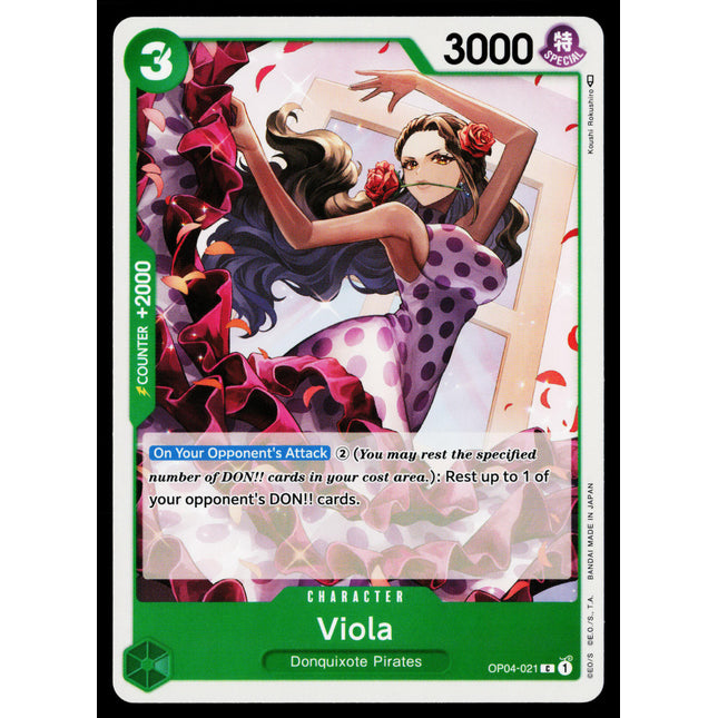 Viola - OP04-021 - NM - Common - English OP04 - One Piece TCG