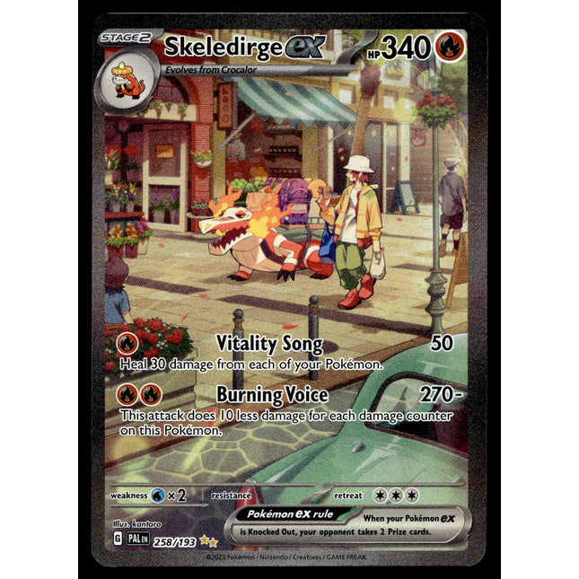 Skeledirge ex - 258/193 - NM - Alt Art - Paldea Evolved - Pokemon - A8-39