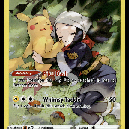 Pikachu - TG05/TG30 - NM - Full Art - Lost Origin - Pokemon - A6-27