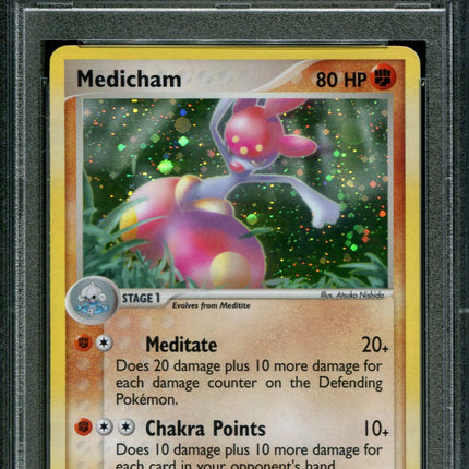 Medicham - 10/101 - PSA 9 - Holo - Hidden Legends - Pokemon - 80817