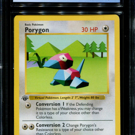 Porygon - 39/102 - CGC 6.5 - 1st Edition Shadowless - Base Set - Pokemon - 65034