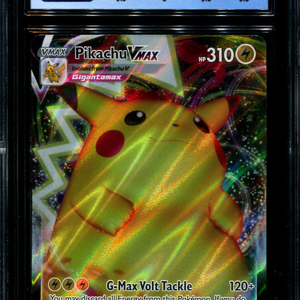 Pikachu Vmax - 044/185 - CGC 8.5 - Vivid Voltage - Pokemon - 28191